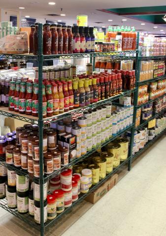 The Fig Deli is home to an assortment of Mediterranean sauces and for than 40 types of olive oil!